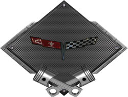 PONTIAC CHIEF HEAD VINTAGE 25  X 19