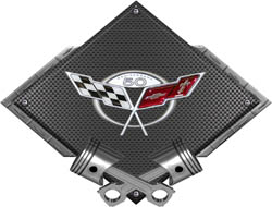 PONTIAC CHIEF HEAD VINTAGE 25  X 19