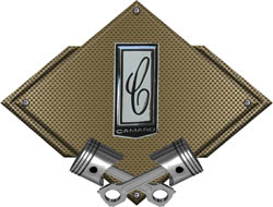 PONTIAC CHIEF HEAD VINTAGE 25  X 19