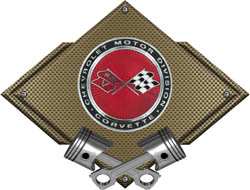 PONTIAC CHIEF HEAD VINTAGE 25  X 19