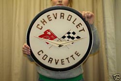 CHEVROLET   CORVETTE METAL SIGN COR2 19X19