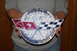 Chevrolet Corvette Metal Sign COR9 14x10