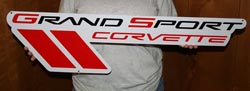 Chevrolet Corvette Metal Sign Grand Sport C6